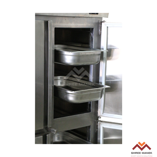 Shree Manek 4 Door Vertical GN Pan Refrigerator